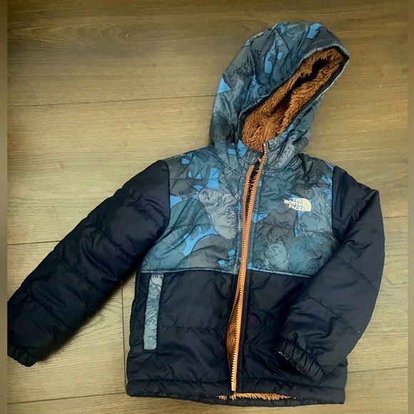 The North Face Reversible Winter Coat Sz 3T. Perfect for Winter - Picture 1 of 6